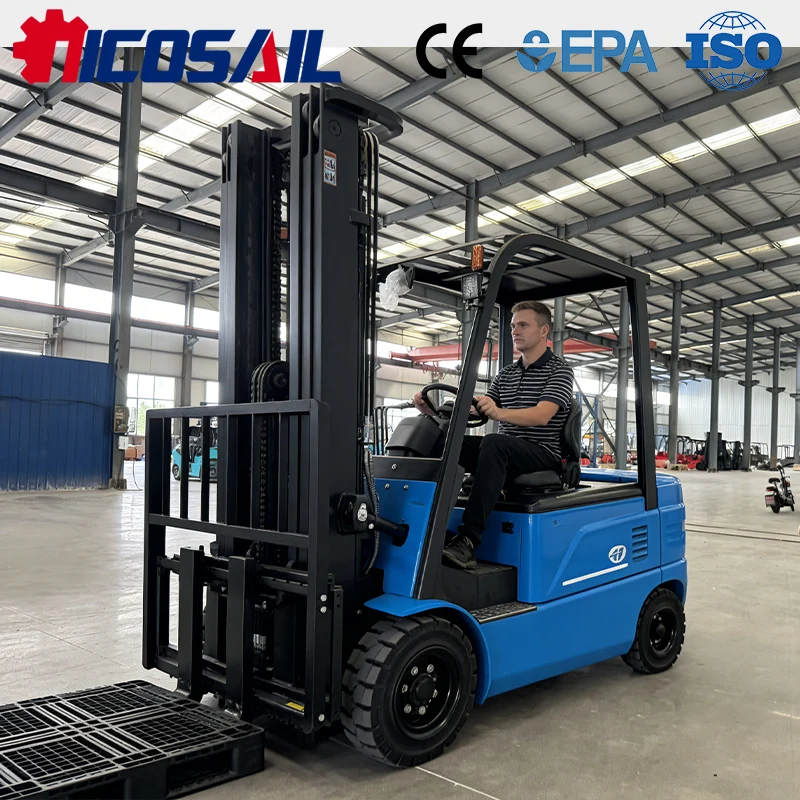 

Nicosail 2.0 Ton Electric Forklift CE Certified Easy Operation Heavy Duty for Warehouse Factory and Logistics
