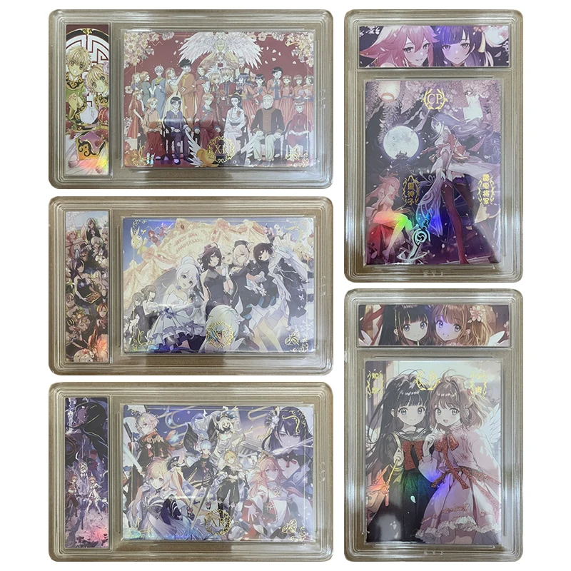 Japanese Anime Goddess Story Genshin Impact Yae Miko Raiden Shogun Collectible Cards Christmas Birthday Gifts Children's Toys