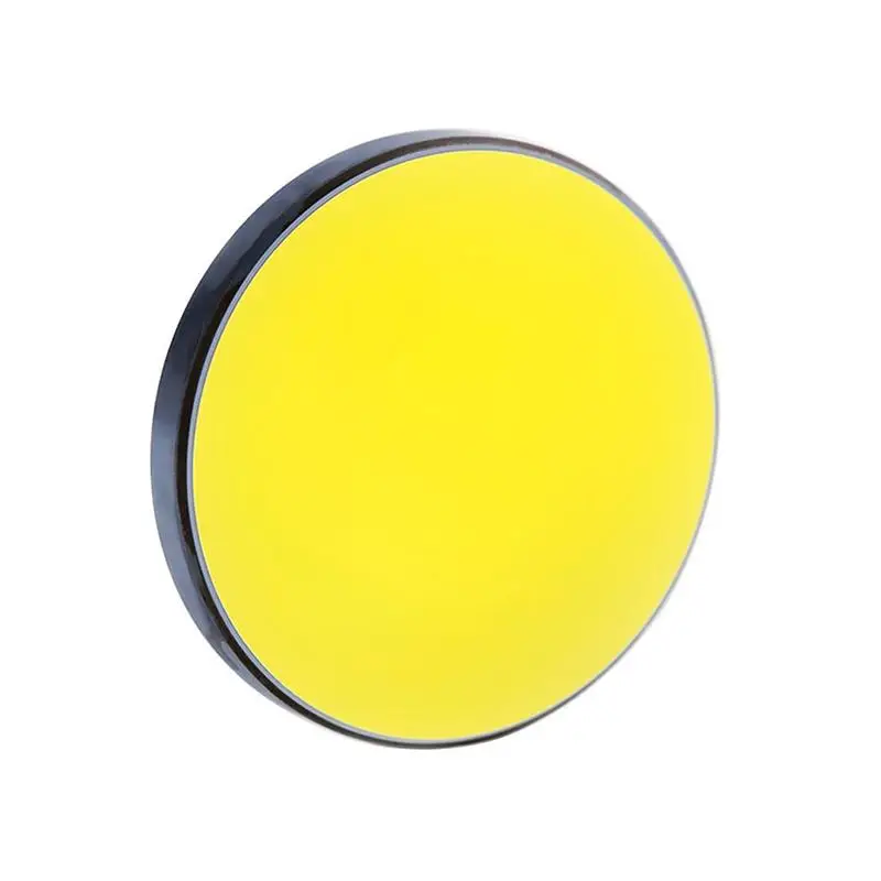 1PC Co2 Lens reflective Si Mirrors Lens for Acrylic Laser Engraving Cutting Gold-Plated Silicon Reflector Lenses Dia 20 25 mm