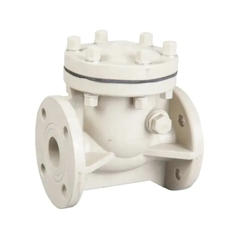 Industrial plastic swing check valve PVC check valve Heat-resistant and corrosion-resistant chemical flange check valve