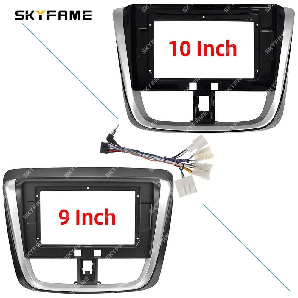 

SKYFAME, автомобильная рамка, адаптер для Android, аксессуары для панели для Toyota Yaris Vios