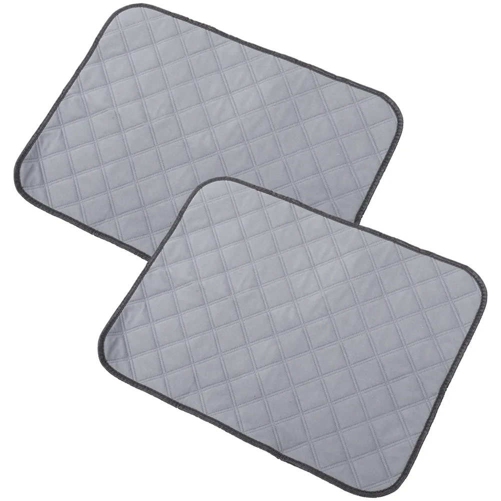 

2 Pcs Pet Pee Mat Training Ferret Cage Liners Washable Hamster Fleece Lining Base Pad Rat Rodent Floor