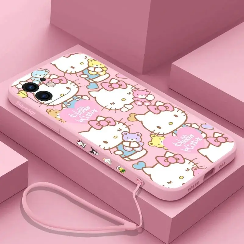 Kuromi Hello Kitty custodia per Samsung A81 A53 A91 A50 A12 A22S A52 A52S A51 A72 A71 A32 A22 A20 A30 A21S A12 A02S A11 4G 5G