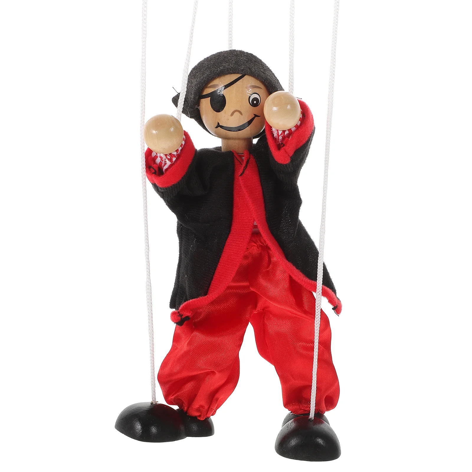 

Marionette Kids The Marionettes Hand Puppet Puppets for Wood Pirate Wooden Interactive Toy Parent-child