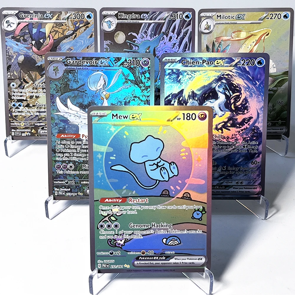 PKM EX Game Card PTCG Proxy Kyurem/MCharizard/Mew/Milotic/Raging Bolt/Reshiram/Reshiram/Team Rockets Mewtwo/Zapdos/Venusaur/ EX