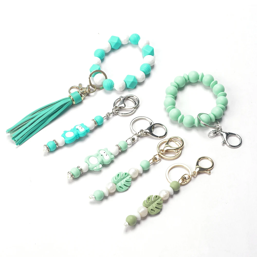 LOFCA 50Pcs/Lot Silicone Bead 9/12/15MM Used In Jewelry Making Necklace Bracelets Keychain Jewelry Accessories