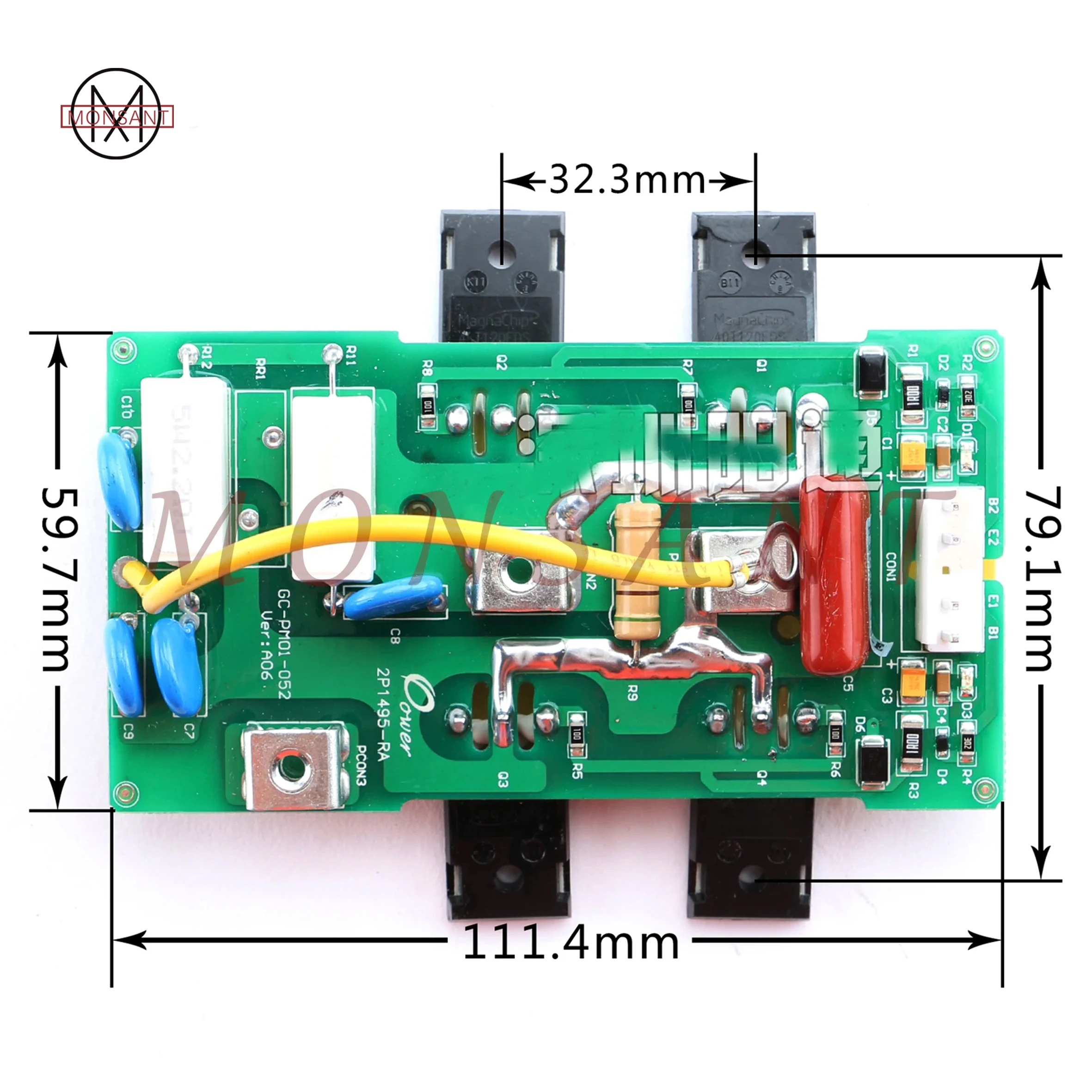 Imagem -02 - Inversor Máquina de Solda Placa de Circuito Inversor Placa Lateral Placa de Circuito Substituição Zx7250gs 250g 315gs