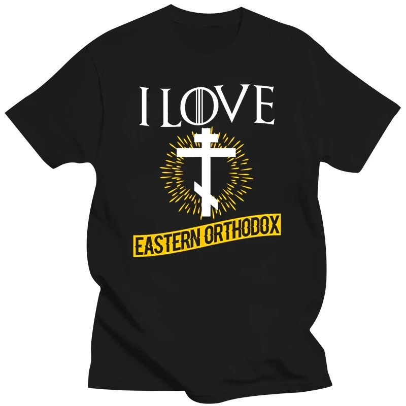 Designs Love Eastern Orthodox T Shirt Men Cotton Boy Girl T-Shirts O-Neck Plus Size S-5xl