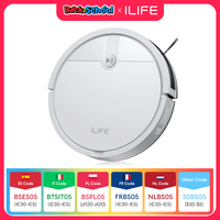 ﻿ ILIFE V2 Robot Vacuum Cleaner, 120 Min Runtime, Self-Charging Robotic Vacuum, Slim, Quiet, Ideal for Pet Hair and Hard Floors