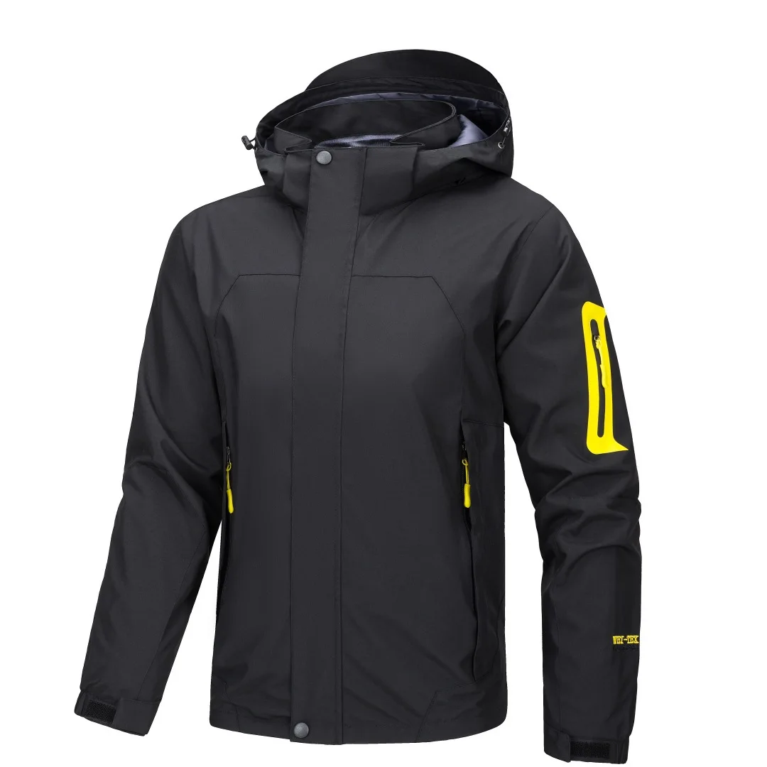 Vestes de trekking imperméables pour hommes et femmes, sweats à capuche coupe-vent, coupe-vent de ski, extérieur, couples, camping, automne, 03