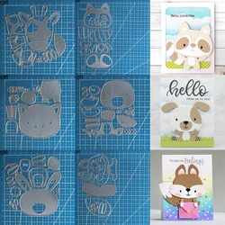 Lucky Goddess Metal Cutting Dies Animal Friends Diy Scrapbooking Photo Album Decorative Embossing Paper Card Crafts