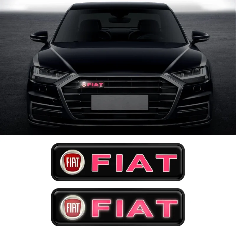 

Car Front Grille LED Light Decorative Light For Fiat Idea Stilo Ducato Grande Minibus ABARTH 500 Punto Panda Tipo Accessories