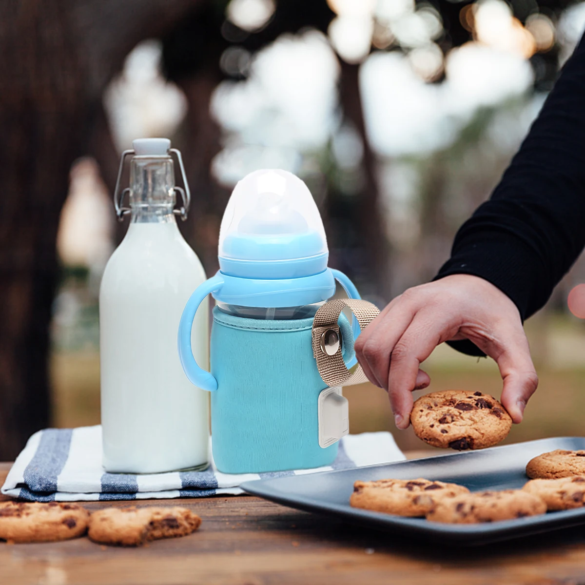 

1 шт., портативный USB-подогреватель для детских бутылочек для путешествий, автомобильного использования, электрическая сумка для подогрева, изолированная подогреватель бутылочек с постоянной температурой