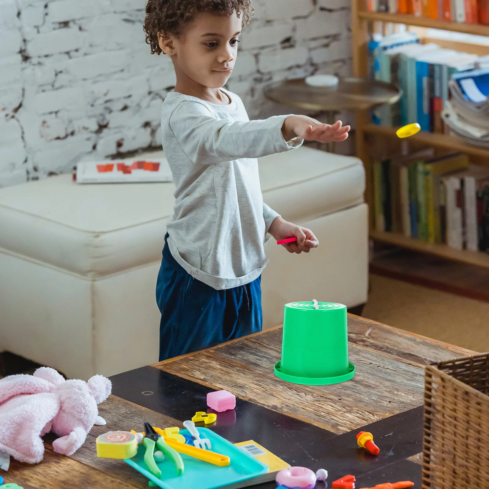 子供のための屋外ジャンプバケット,男の子のためのおもちゃ,ウォーキングバケット