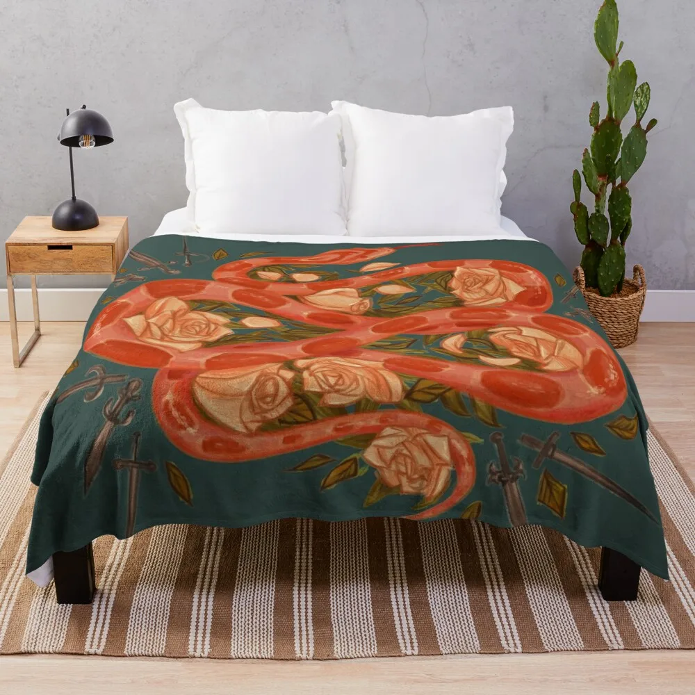 

Corn Snake Sweetie Throw Blanket Softest decorative Bed Fashionable For Decorative Sofa Blankets