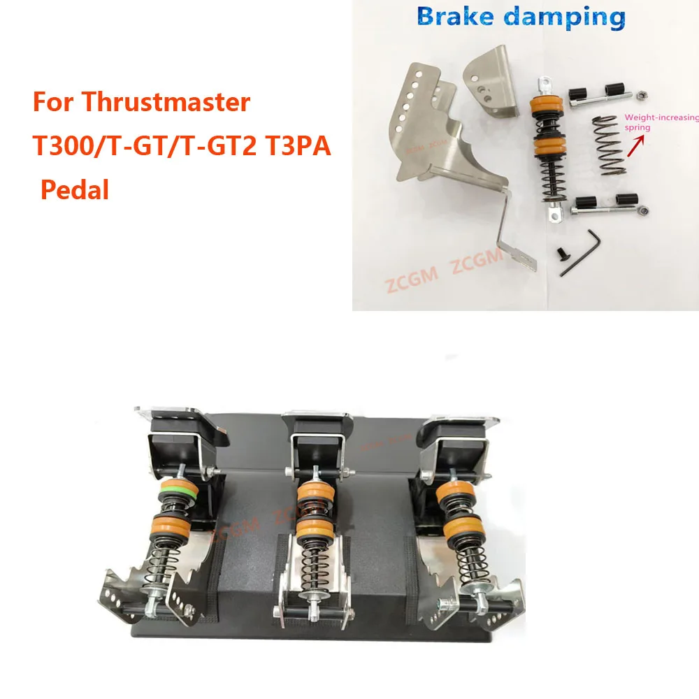 For Thrustmaster T300/T-GT/T-GT2 T3PA Pedal Simulated racing Modification Pedal Brake Throttle Adjustable Damping MOD Kit