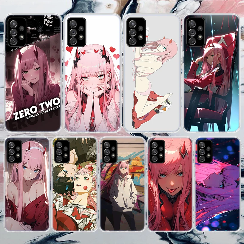 DARLING FRANXX Z-Zero Two Soft Phone Case For Samsung Galaxy A16 A26 A36 A56 A15 A14 A13 A55 A54 A53 A35 A34 A33 A25 A24 A23 A05