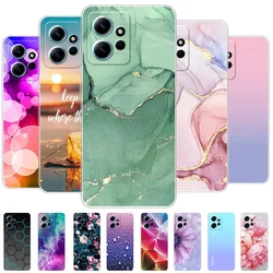 For Xiaomi Redmi Note 12 4G Case For Redmi Note 12 5G Clear Cover Silicone Soft Phone Case Redmi Note 12 5G Fundas Bumper Coque