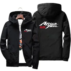 Vestes de randonnée en plein air imperméables pour hommes, manteau coupe-vent à capuche pour moto, Africa Twin Crf 1000 L Crf1000