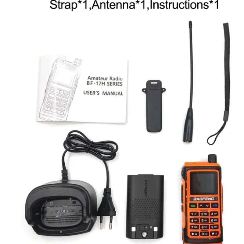Baofeng UV-17M Handheld-Zwei-Wege-Radio-Langstreckenantenne 999CH Typ-C-Luftband-kompatibel