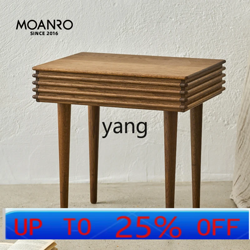 

LH bedside table wabi sabi master solid wood Italian coffee table