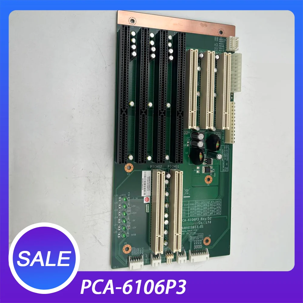 PCA-6106P3 REV.D2 Industrial Control Computer Base Board PCA-6106P3