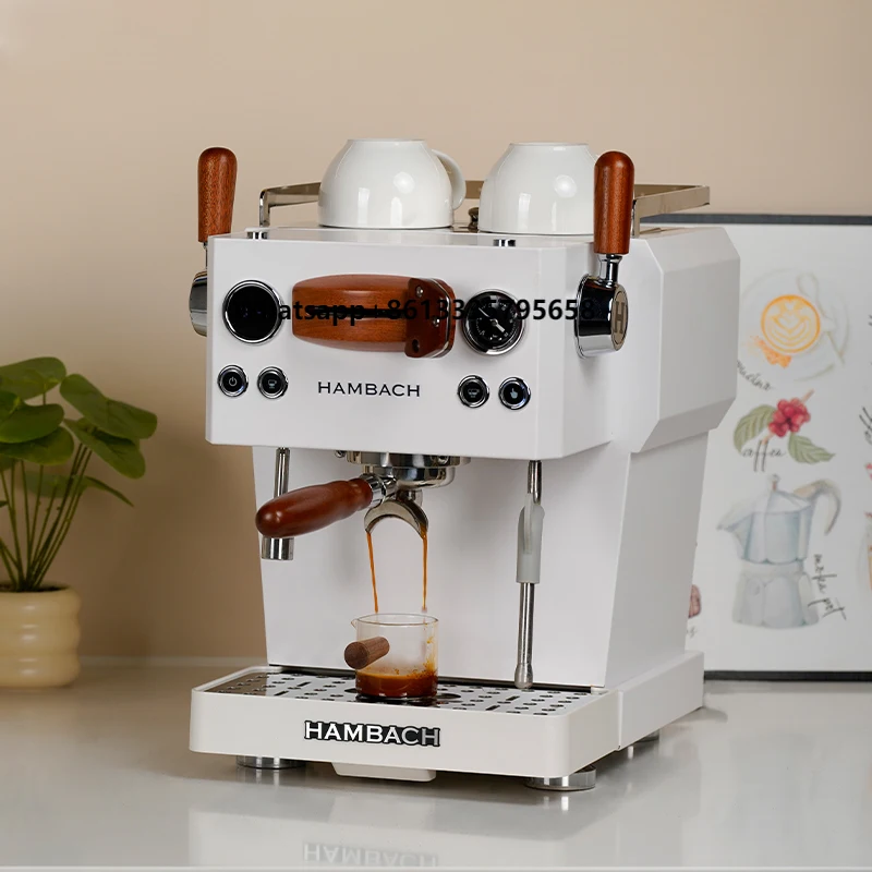 

Semi-Automatic Espresso Machine Professional for Home Commercial Use for Milk Tea Shops Electric EU/US Plug
