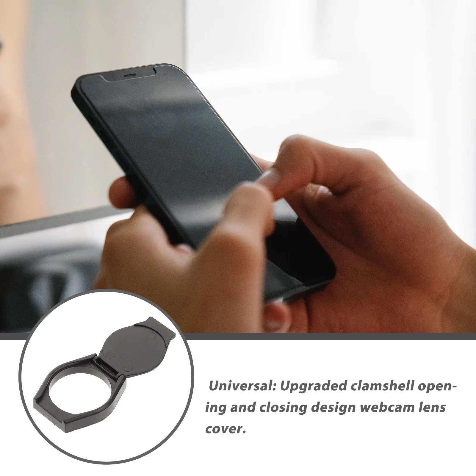 5 stuks webcam beschermkappen camerahoezen privacy beveiliging voor notebook tablet-apparaten zwarte camerahoezen webcambeschermers