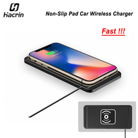 Car Wireless Charger Pad for iPhone 15 14 13 12 Samsung Car Silicone Non-Slip Charging Pad Fast Charging Station Car Accessories