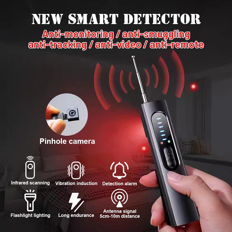 Hidden Camera Detectors Anti Spy Detector Camera Detector Privacy Protector GPS Detector RF Signal Listening Device Detector