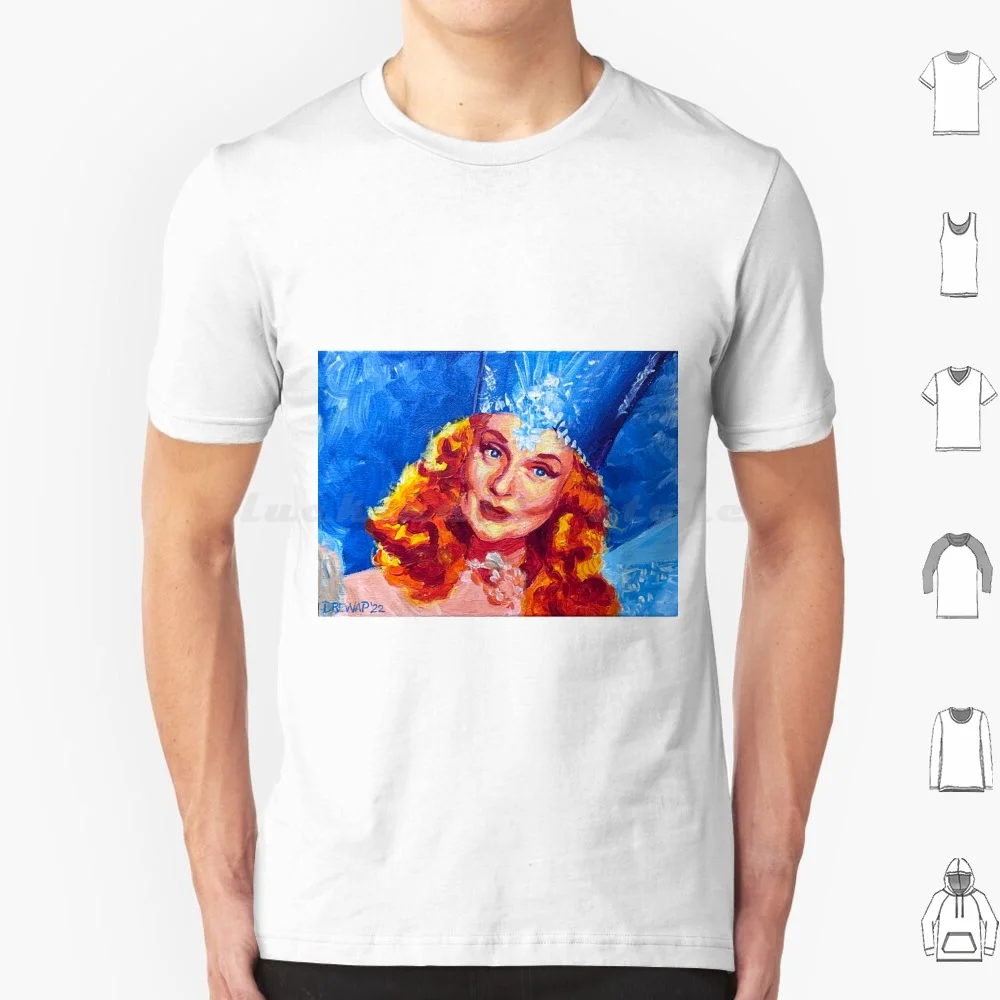 Glinda, gute Hexe des Nordens T-Shirt 6xl Baumwolle cool T-Shirt Zauberer oz glinda billie burke Kino Film Film Ikone Klassiker