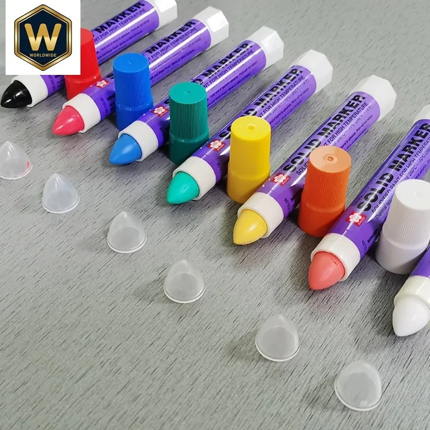 8Pcs Sakura Solid Marker XSC Industrial Crayola - High Temp Resistant Waterproof For Construction Site