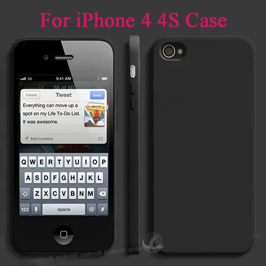 Ganz neue transparente Schutzhülle für iPhone 4, 4S, modisches, stoßfestes Handy außerhalb der Schutzgehäuseabdeckung – Detail 6