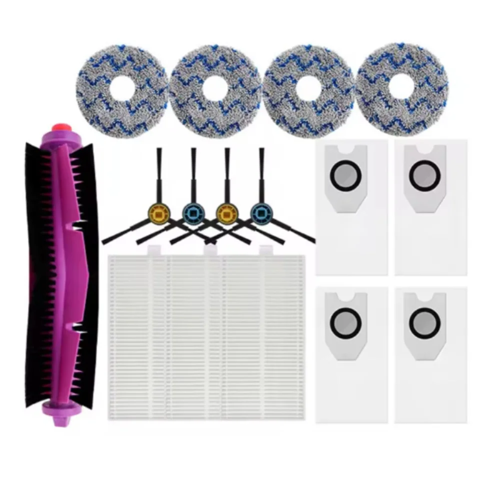 Robot Vacuum Cleaner Accessories Cleaning Tool Roller Filter Brush Set Dust Bag 220 190 100mm Robot Vacuum Accessory Set