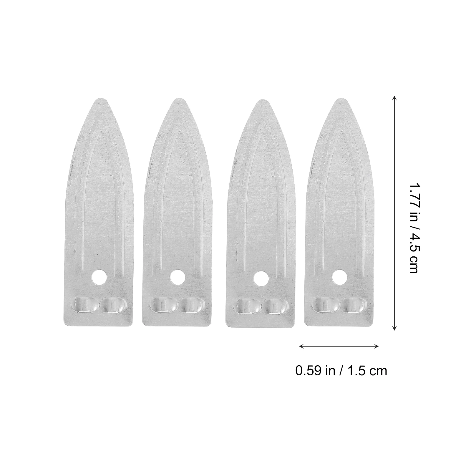 30pcs Zinc Electrode Strips Fruit Materials Metal DIY Tools Power Generation Supplies for Students Learning Gifts