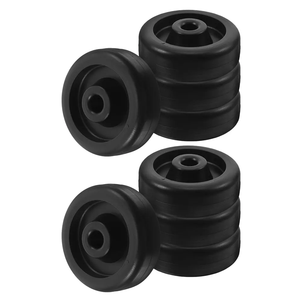 8 قطعة عجلات دوارة لصالة الألعاب الرياضية 8 مللي متر القطر الداخلي عجلات بلاستيكية ل مفرغة ممارسة الدراجة هادئة دائم استبدال اللياقة البدنية #5