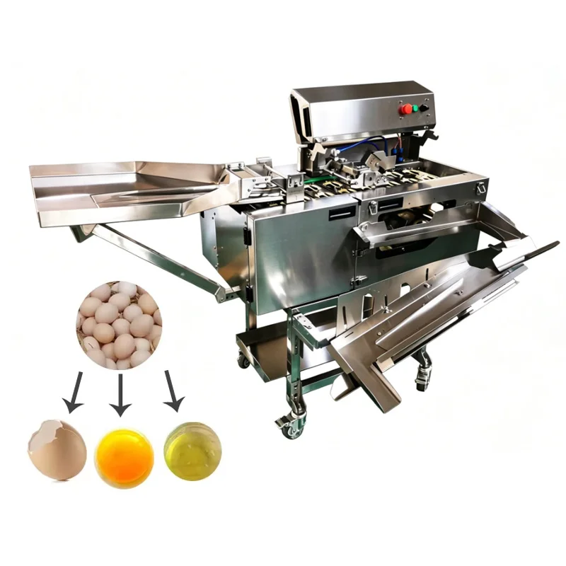 Custom made Automatic Egg Cracking Machine Egg Yolk White Separator Machine for Bakery & Catering