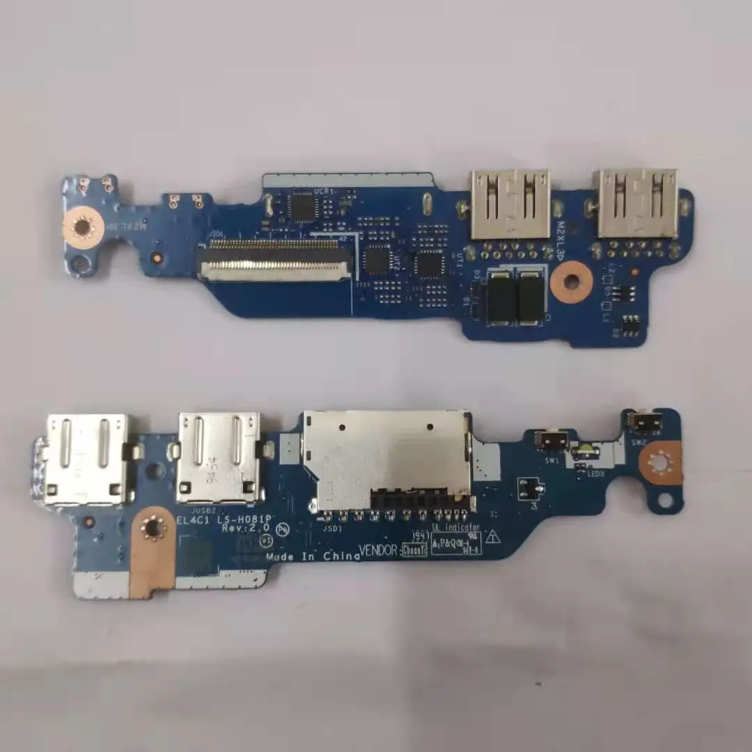 USB Power Switch Board LS-H081P EL4C1 For Lenovo YOGA C340-14IWL FLEX-14IWL Laptop Small Board With Cable
