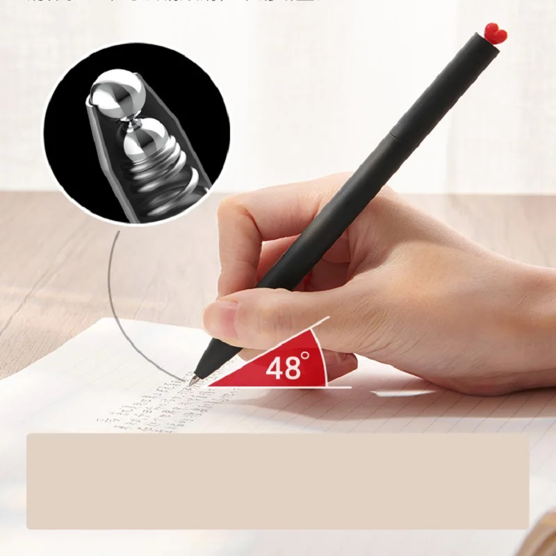 KACO Rotate Gel Pen 0.5MM Black Ink Back to School Fluent Writing Canetas High Capacity Boligrafo for School Office Stationery