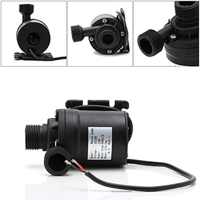 2PCS 800L/H 5M Submersibles Water Pumps Solar Brushless Motor Wate Pump Circulation Pump(DC12V And DC24V)