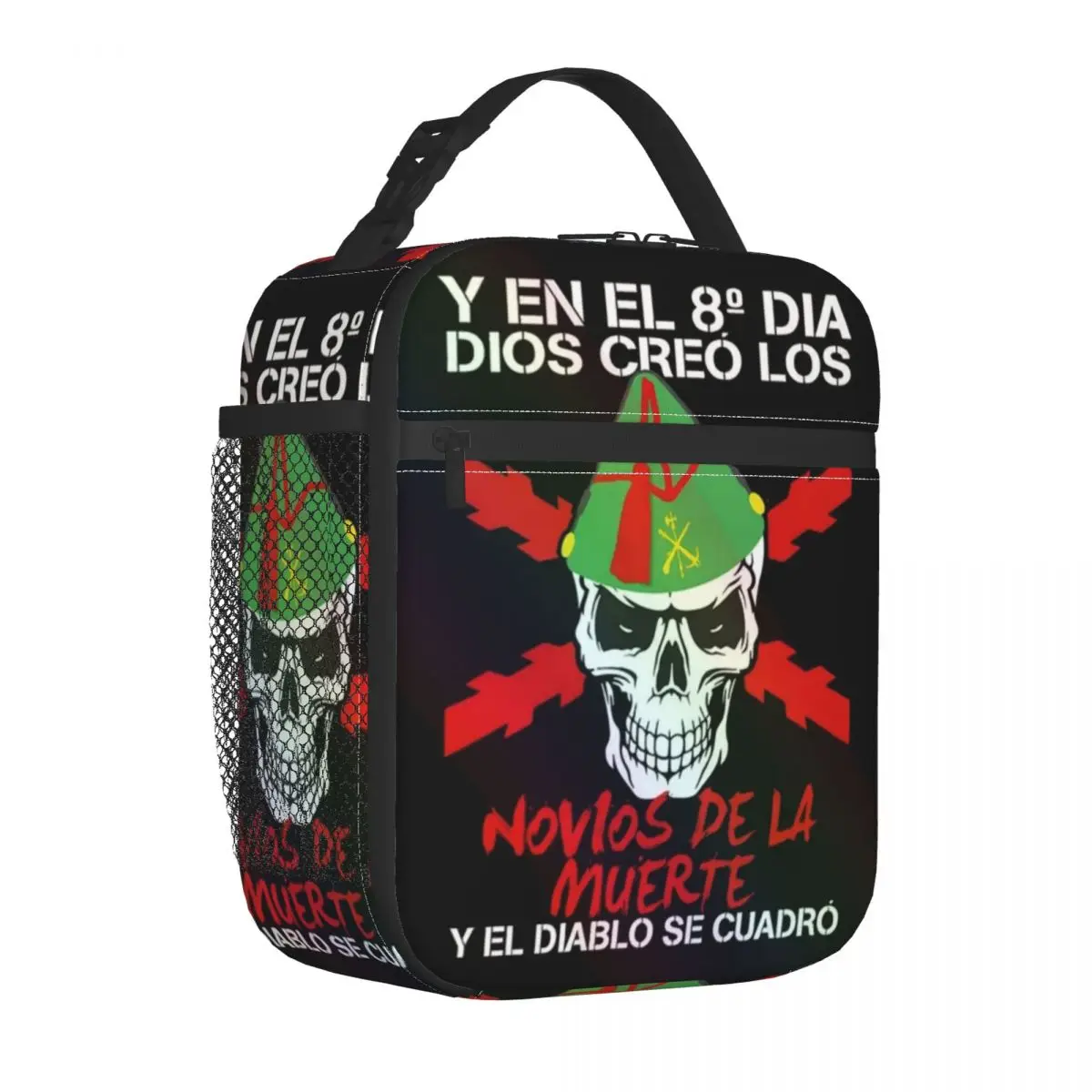 Custom Spanish Legion Lunch Bag Women Thermal Cooler Insulated Lunch Box for Kids School Children