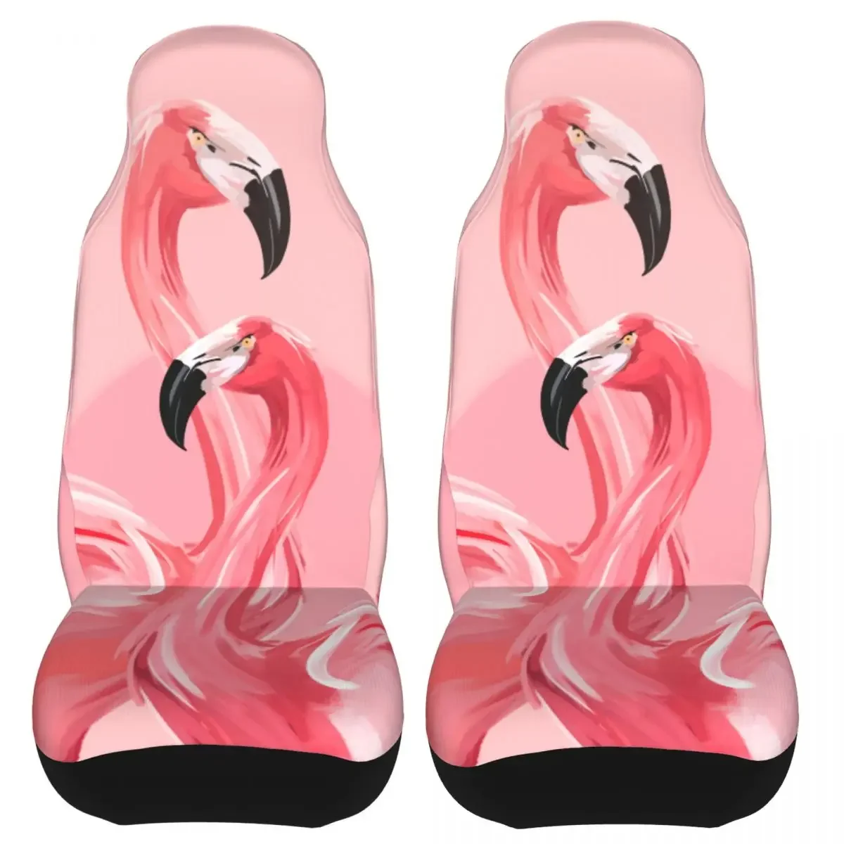 Pink Flamingo Universal Car Seat Cover Waterproof AUTOYOUTH Love Valentine's Day Seat Covers Polyester Seat Protector