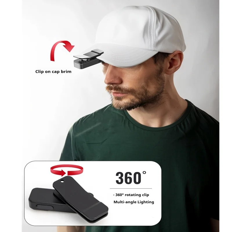 

Фонарик с зажимом для кемпинга и вождения на открытом воздухе с прожектором 500 люмен, прожектор дальностью 120 метров, красный свет 40/4 люмен