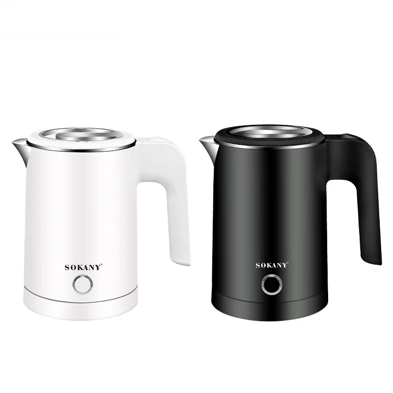 Portable 500ml Small Stainless Steel Electric Water Kettle Overheat Protection Anti Dryout Boiler Household Student Dorm Use
