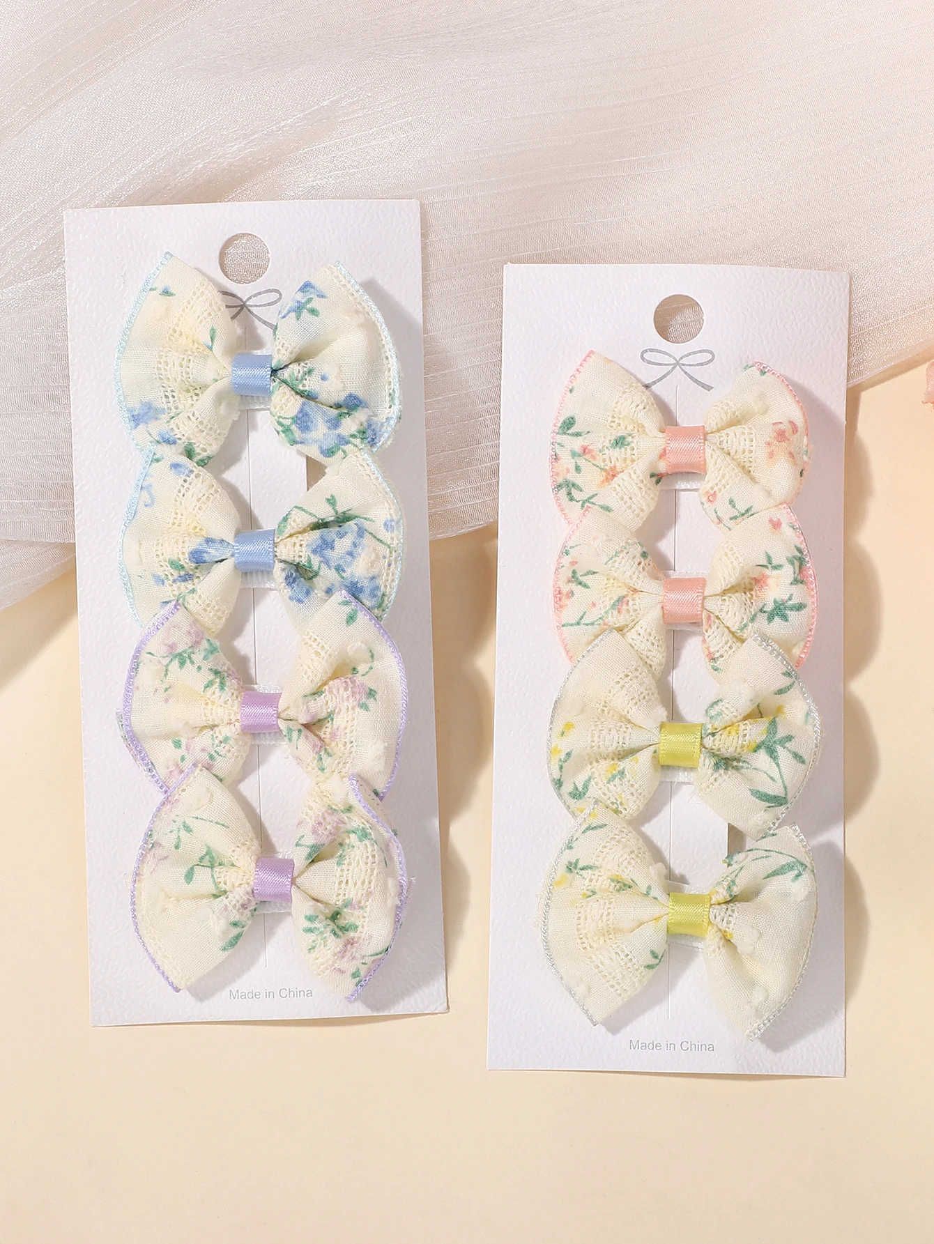 4 stks Leuke Afdrukken Boog Ha - Ribbon Bow Gift recensie en prijs