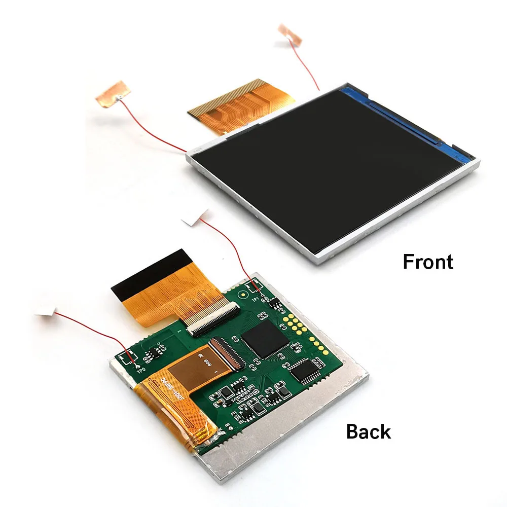 Zestaw IPS LCD ekranu 2.45 cala do GBC, bez lutowania, bez wycięć, bez podświetlenia, do Gameboy Color — zdjęcie produktu 5