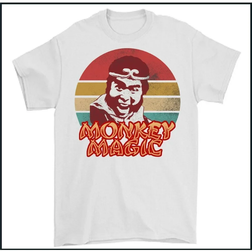 MONKEY MAGIC High Quality T-SHIRT Mens Chinese Fantasy TV Show Martial Arts 70\'s 80\'s MMA Men\'s Fashion Outdoor Short Sleeves