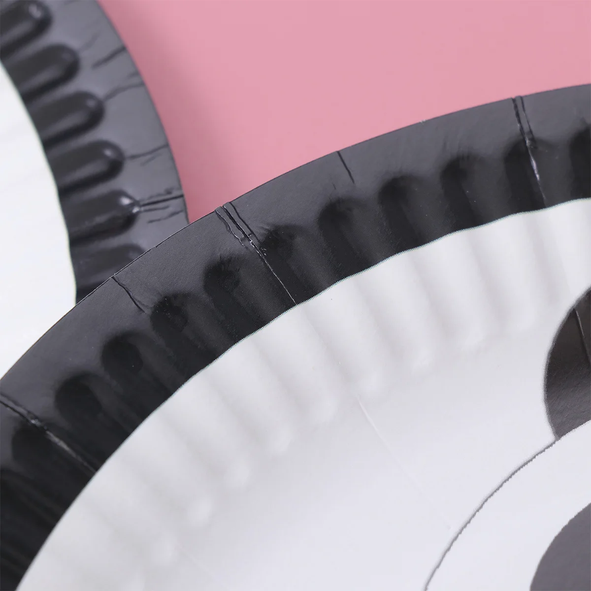 

40pcs Panda Printed Disposable Plates Premium Paper Tableware For Birthday Wedding Party Baby Shower Celebration Use One Off