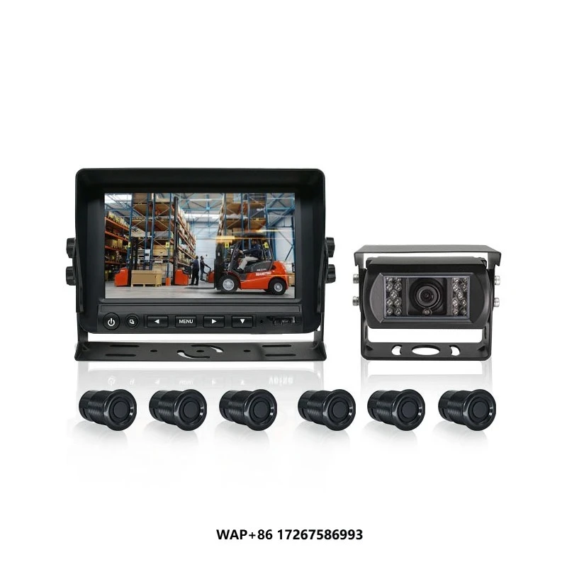 

Ultrasonic Radar Alarm Car Rear View Blind Spot Reverse Truck Parking Sensor System With 4/6 Probes Device