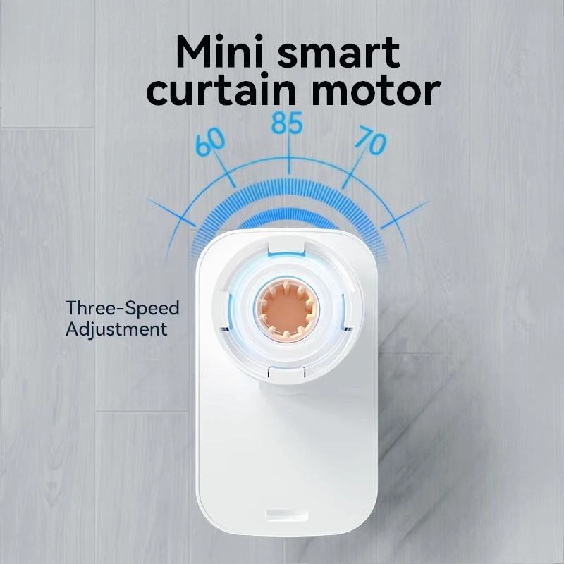 

New Tuya WIFI Smart Mini Electric Curtain Motor, Electric Curtain Driver 2.0NM 65KG Office Curtain Accessories